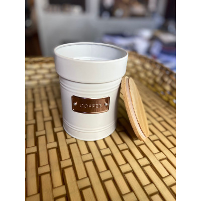 POTE HERMÉTICO AÇO GALVAN CAFÉ