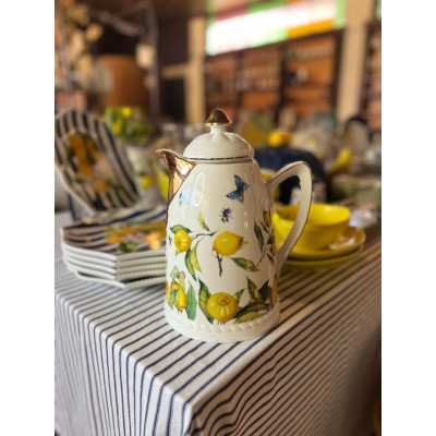 GARRAFA TERMICA DE PORCELANA LIMAO SICILIANO BICO