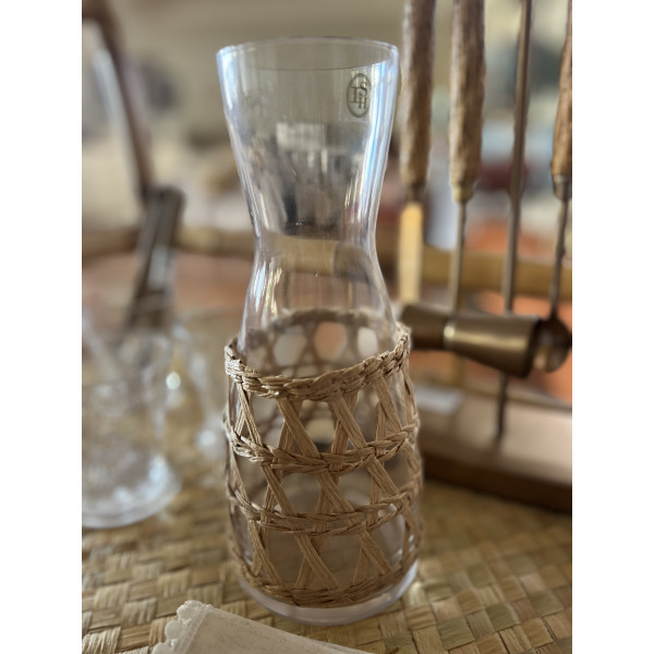 Garrafa Em Vidro Coleção Congo Natural Cor Natural - Unidade