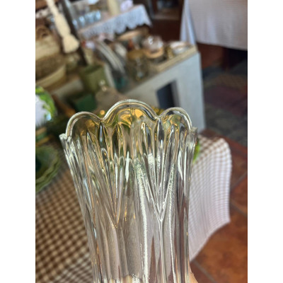 VASO DE VIDRO DECORATIVO P/FLORES