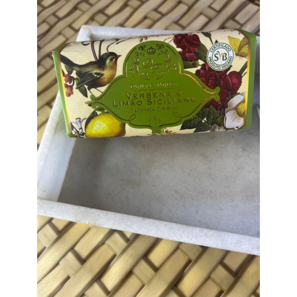 SABONETE EM BARRA VERBENA E LIMAO SICILIANO 200 G