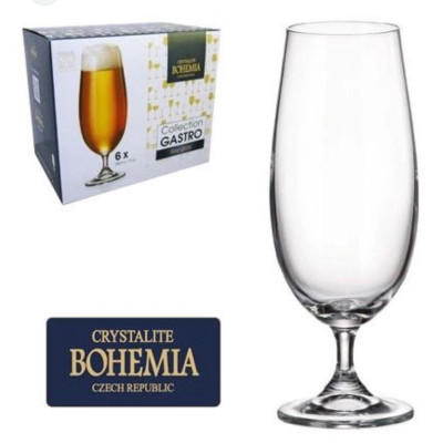 CJ 6 TAÇAS CRISTAL ECOLÓGICO P/ CERVEJA