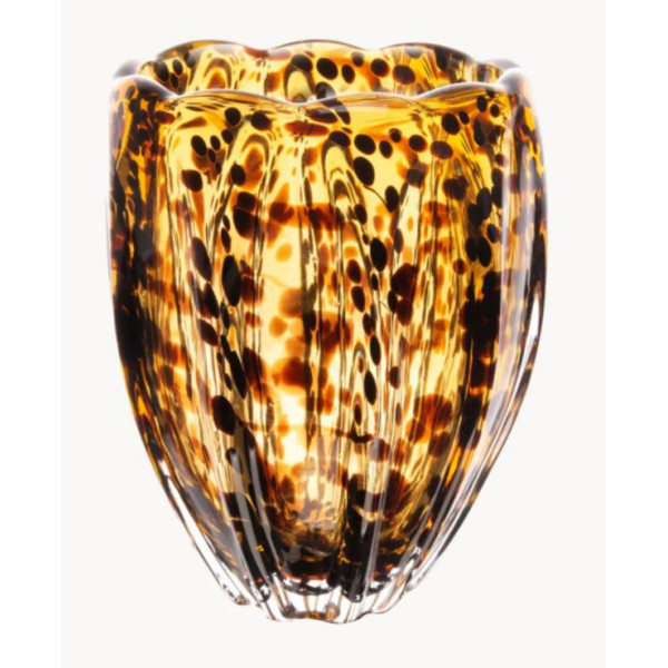 VASO DE VICRO ITALY LEOPARDO