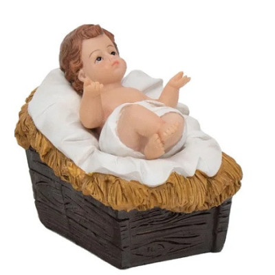 MENINO JESUS NA MANJEDOURA BCO/NUD G (PRESEPIOS) C/1 UN