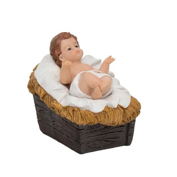 MENINO JESUS NA MANJEDOURA BCO/NUD G (PRESEPIOS) C/1 UN