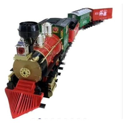 TREM NATAL C/ SOM LUZ CLR 24 PEÇAS TREM NATAL C/ SOM LUZ CLR 24 PEÇAS