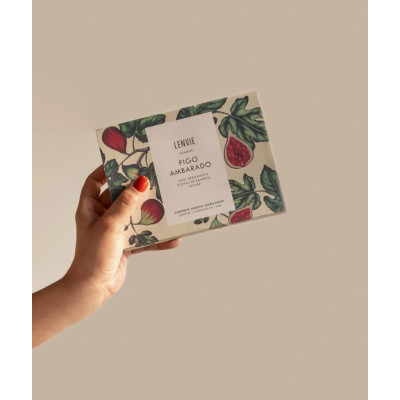 KIT SABONETE VEGETAL EM BARRA FIGO AMBARADO - 150G KIT SABONETE VEGETAL EM BARRA FIGO AMBARADO - 150G