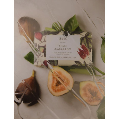 SABONETE VEGETAL EM BARRA FIGO AMBARADO - 150G SABONETE VEGETAL EM BARRA FIGO AMBARADO - 150G
