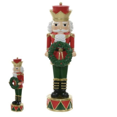 RESINA NATAL QUEBRA NOZES (VERMELHO VERDE) 33X8,5cm RESINA NATAL QUEBRA NOZES (VERMELHO VERDE) 33X8,5cm