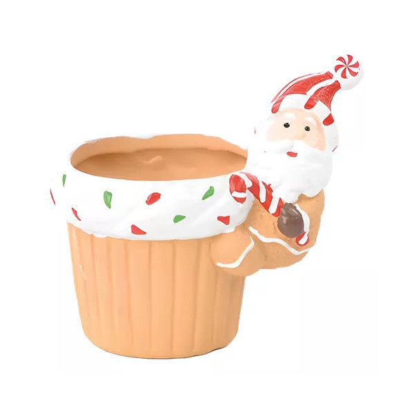 VASO CUPCAKE NOEL CLR 10cm () C/1 UN