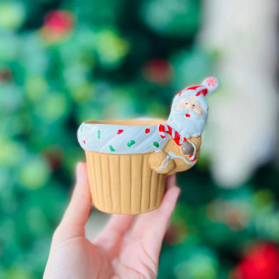 VASO CUPCAKE NOEL CLR 10cm () C/1 UN