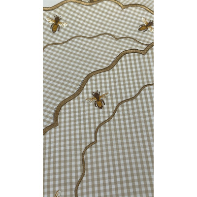 BEE 02(JG AM X. CAQUI REDONDO BORDADO ABELHAS)