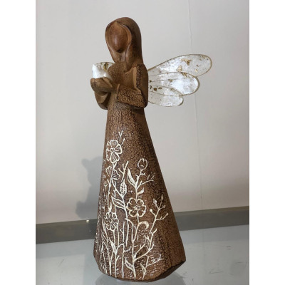 ADORNO DECORATIVO ANGEL 12,7X6,8X21,5CM