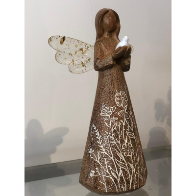 ADORNO DECORATIVO ANGEL 12,7X6,8X21,5CM