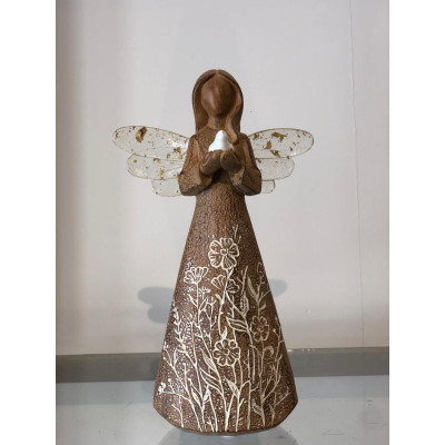 ADORNO DECORATIVO ANGEL 12,7X6,8X21,5CM