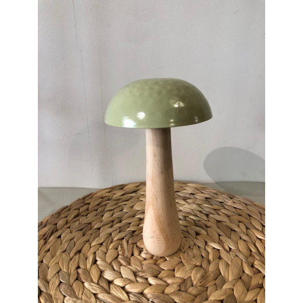 ADORNO DECOR COGUMELO MAD 16X8,5X8,5CM