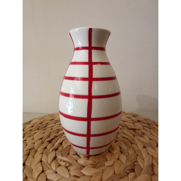 VASO DECORATIVO CERAMICA 10X10X18CM