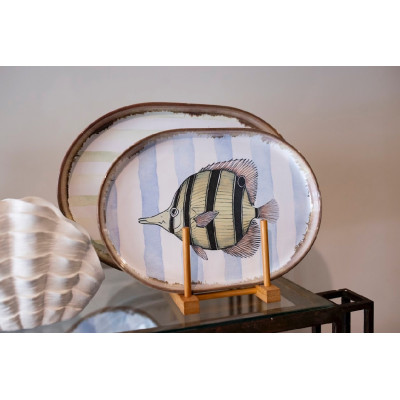 TRAVESSA MEDIA FISH STRIPES DIGITAL TRAVESSA MEDIA FISH STRIPES DIGITAL