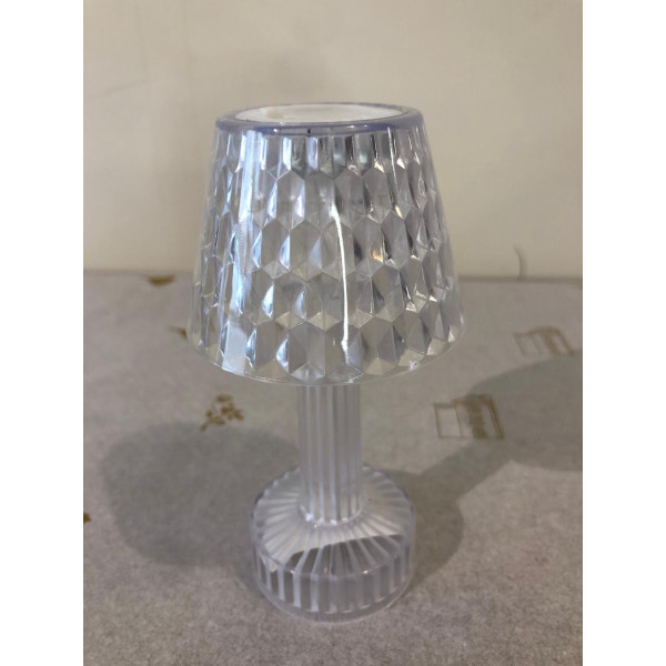 ENF ABAJUR CONICO ILUM 4X12CM TRANSP