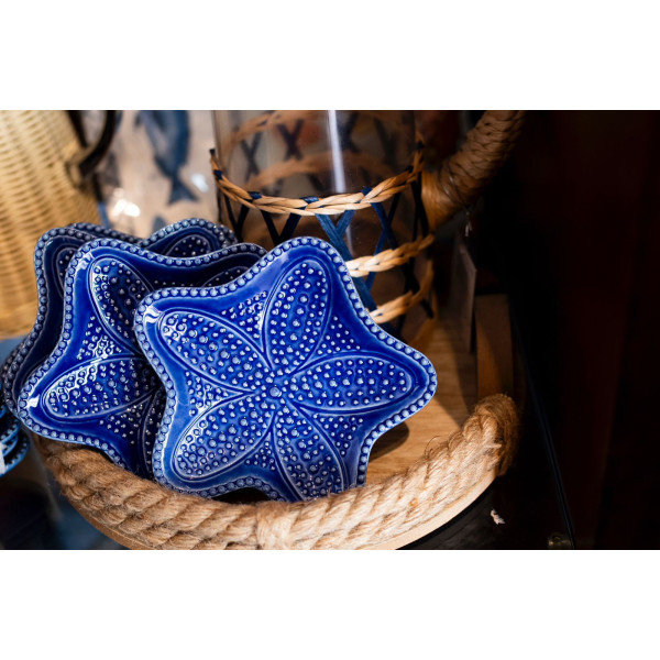 CONJUNTO 4 ESTRELAS DECORATIVAS OCEANO