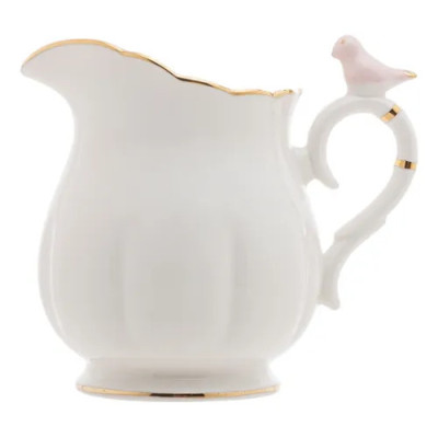 LEITEIRA PORCELANA BIRDS BRANCO 230ml LEITEIRA PORCELANA BIRDS BRANCO 230ml