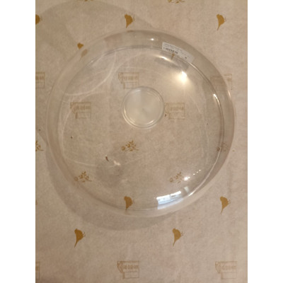 COBRE BOLO DE PLASTICO REDONDO 25CM TRANSPARENTE