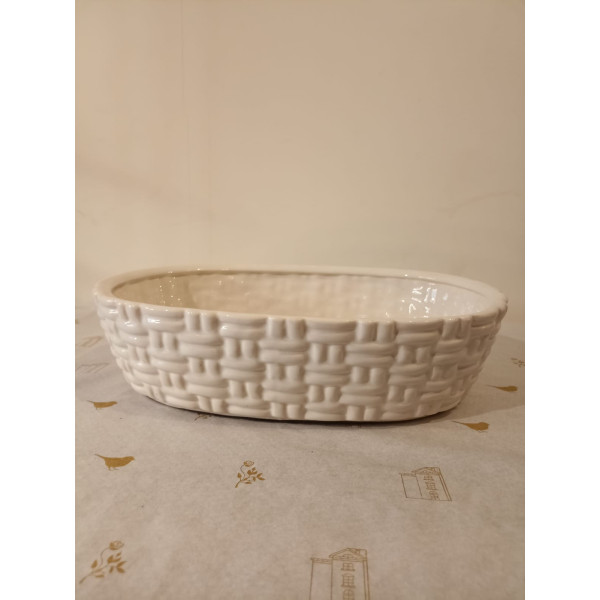 ENFEITE CESTA G OFF-WHITE -