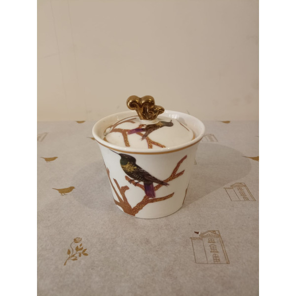 ACUCAREIRO CERAMICA BIRDS NORO