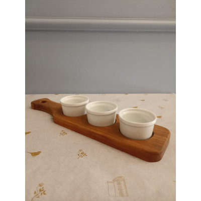 TABUA TECA COM 03 CUMBUCAS 77 ML