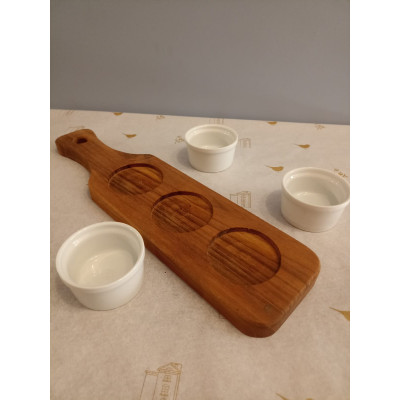 TABUA TECA COM 03 CUMBUCAS 77 ML