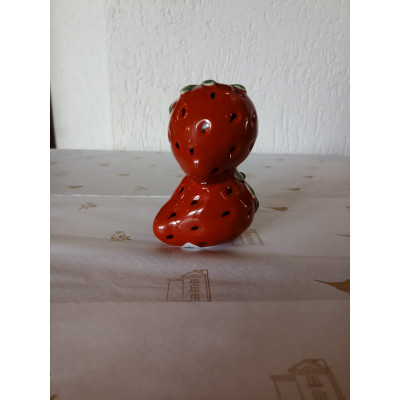 PORTA VEL CER STRAWBERRY D1 8,5X7X11,8CM