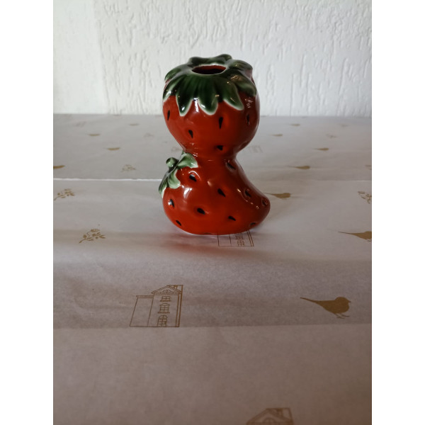PORTA VEL CER STRAWBERRY D1 8,5X7X11,8CM