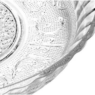 PRATO PARA BOLO DE VIDRO TRANSPARENTE ANGEL - 30X6 cm PRATO PARA BOLO DE VIDRO TRANSPARENTE ANGEL - 30X6 cm