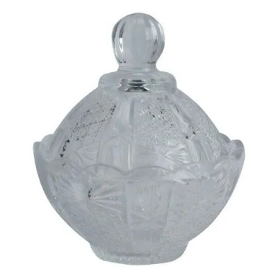 POTICHE DECORATIVA CRISTAL DE CHUMBO PRINCESS 11x11cm