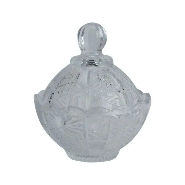 POTICHE DECORATIVA CRISTAL DE CHUMBO PRINCESS 11x11cm