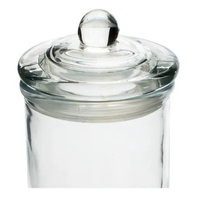 POTE DE VIDRO COM TAMPA 11CM 120ML 21326 POTE DE VIDRO COM TAMPA 11CM 120ML 21326