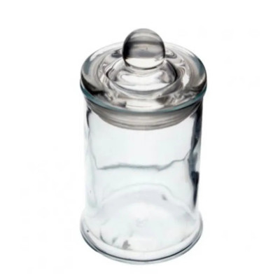 POTE DE VIDRO COM TAMPA 11CM 120ML 21326 POTE DE VIDRO COM TAMPA 11CM 120ML 21326
