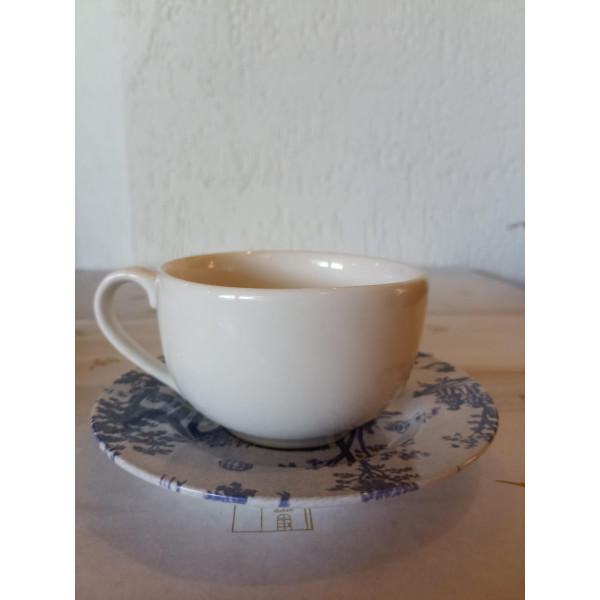 XIC CHA BRANCA C/PIRES TOILE DE JOUY AZUL 1O CLASSIFIC.