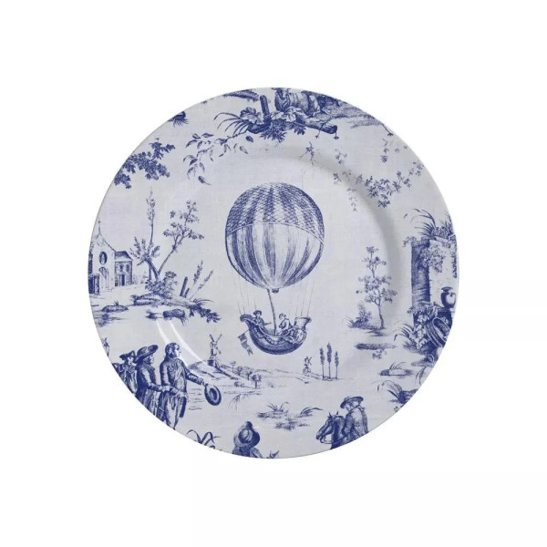 PRATO SOBREMESA TOILE DE JOUY AZUL 1O CLASSIFIC.