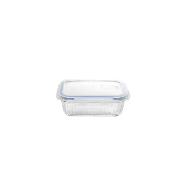 POTE HERMETICO DE VIDRO COM TAMPA PLASTICA LINES 1,04L