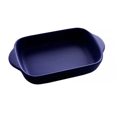 TRAVESSA PORCELANA NORDICA AZUL ESCURO MATT 23x13x4cm TRAVESSA PORCELANA NORDICA AZUL ESCURO MATT 23x13x4cm