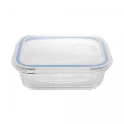 POTE HERMETICO DE VIDRO COM TAMPA PLASTICA LINES 370ML POTE HERMETICO DE VIDRO COM TAMPA PLASTICA LINES 370ML