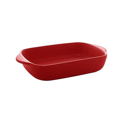 TRAVESSA PORCELANA NORDICA VERMELHO MATT 23x13x4cm
