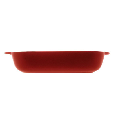 TRAVESSA PORCELANA NORDICA VERMELHO MATT 23x13x4cm