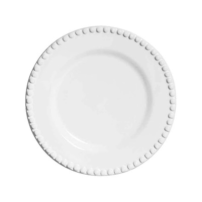 CONJ.PRATOS SOBR.BOLINHA BRANCO