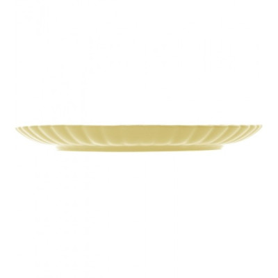 PRATO PORCELANA NORDICA AMARELO MATT 26x3cm