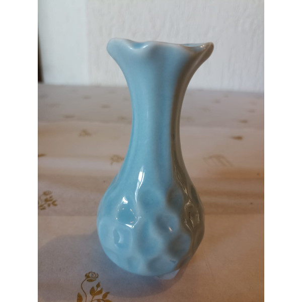 Vaso Decortivo de Ceramica P/Planta Solitaria 10X4 Cm Azul3