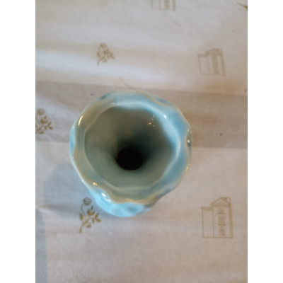 Vaso Decortivo de Ceramica P/Planta Solitaria 10X4 Cm Azul3