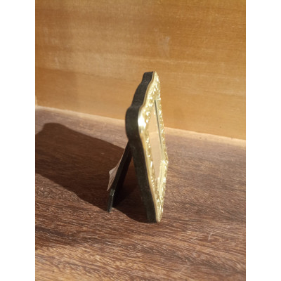 PORTA-RETRATO METAL DOURADO 5x7cm