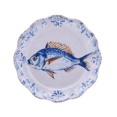 PRATO MELAMINA DESENHO PEIXES PRATO MELAMINA DESENHO PEIXES
